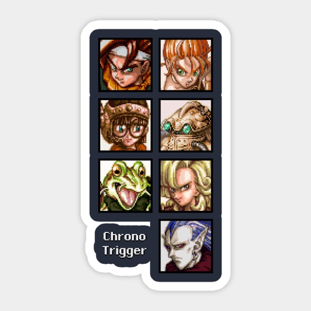 Heroes in Time v1 Sticker by Quillix